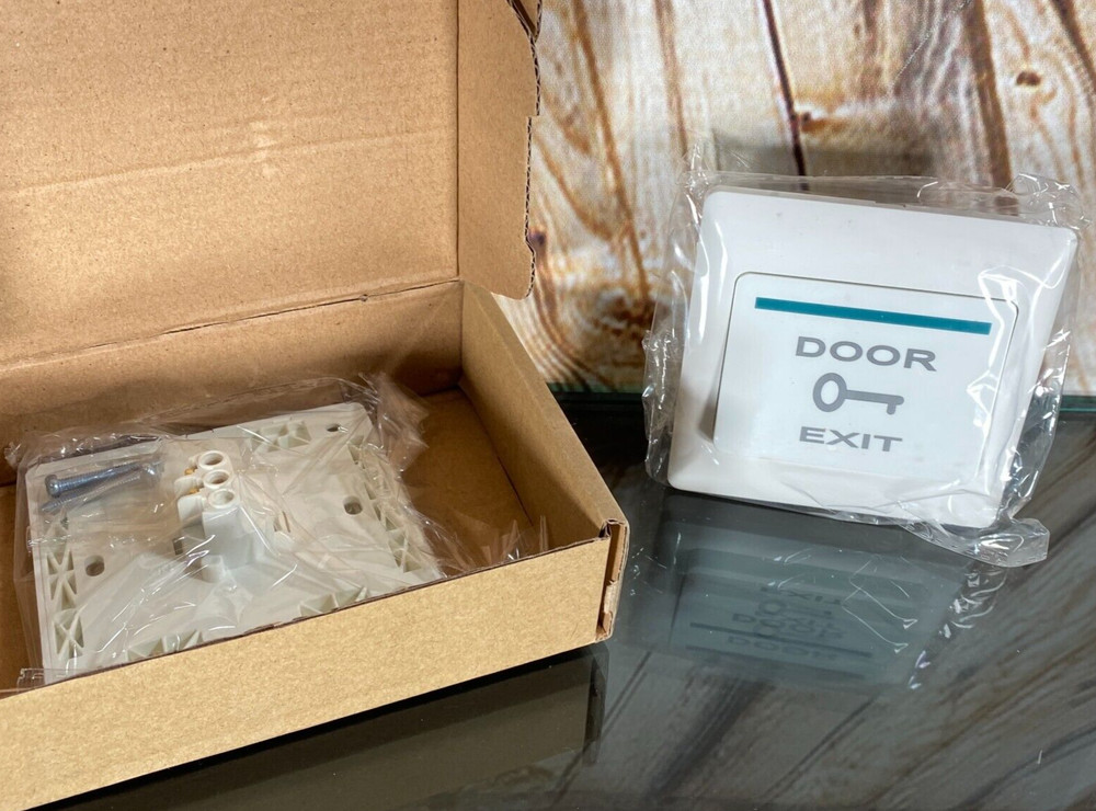 (2) DC12V Door Exit Button Security Push Button for Door Access Control System