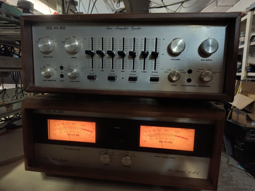 SAE (Scientific Audio Electronics) Stereo Preamplifier Equalizer Mark 1B
