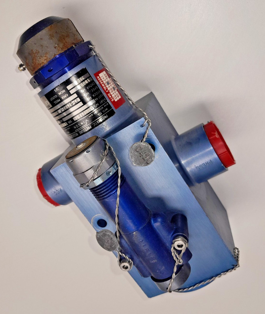 Surplus Vinson Pressure Regulator A-80252-1 NASA Rocket Engine