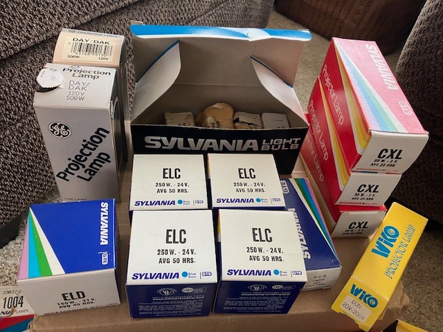 AV Projector Lamp Bulb Bulbs Various Brands Old Stock Open Untested