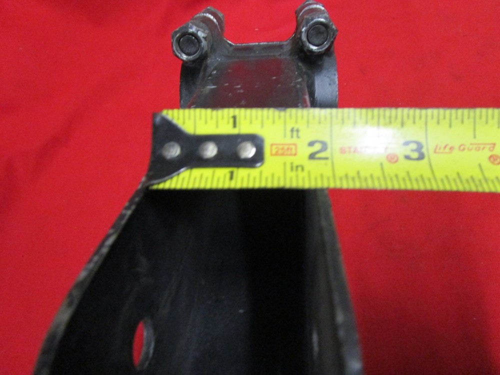 Clamp on bracket for Shock and Trailing Arm. 8" long