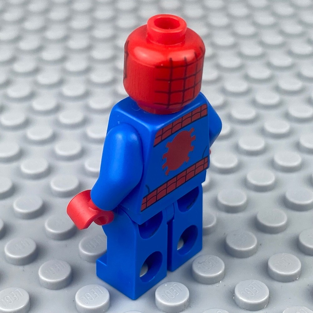 LEGO Spider-Man Minifigure sh038 Marvel Super Heroes Black Web Pattern