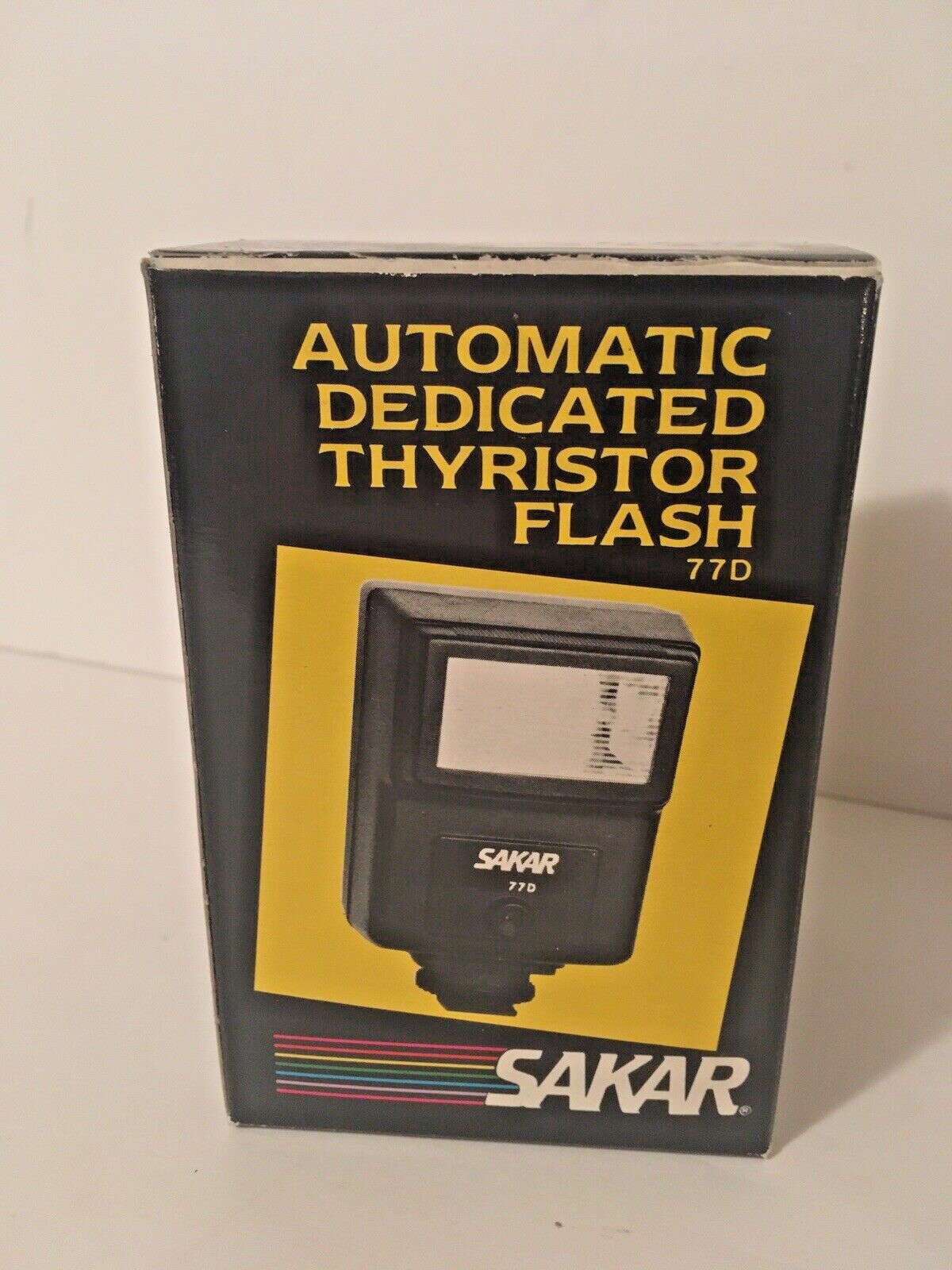 New Sakar Automatic Dedicated Thyristor Flash 77D Original Box Paperwork