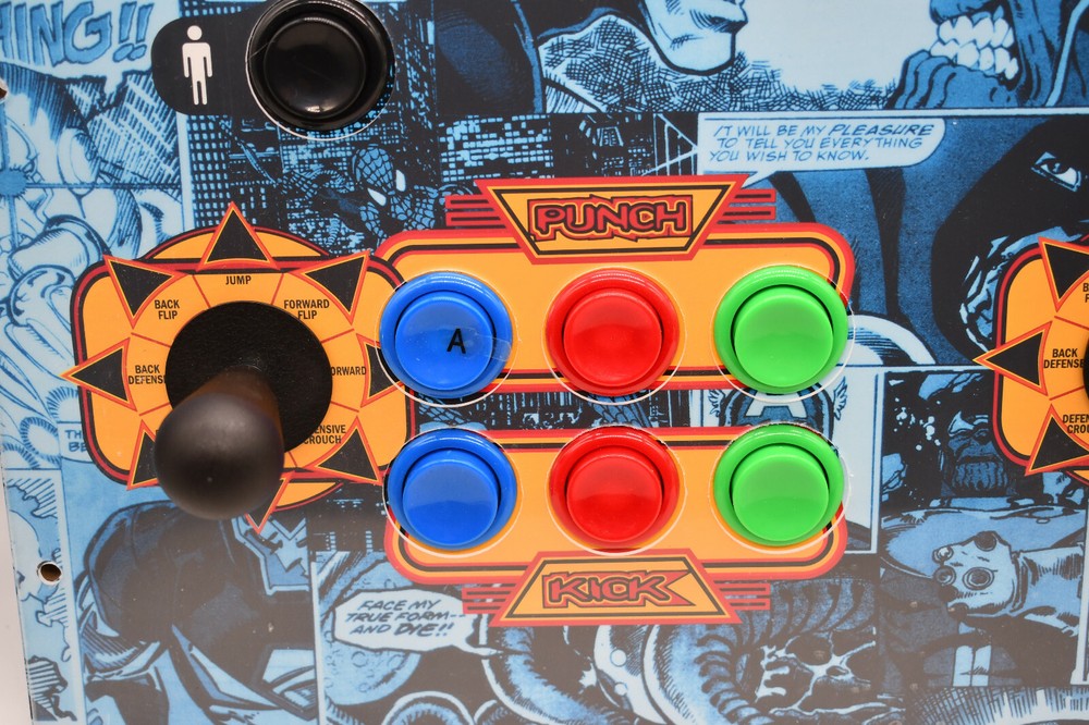 ARCADE1UP MARVEL SUPER HEROES CONTROL PANEL JOYSTICK With Protector!