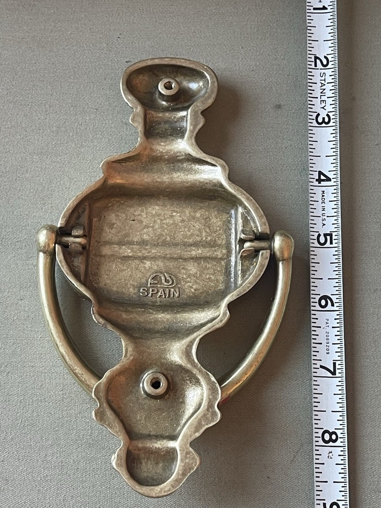 Things Remembered Engraved Solid Brass Handcrafted Door Knocker - Spain