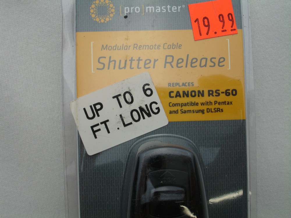 ProMaster Modular Remote Cable Shutter release, replaces CANON RS-60