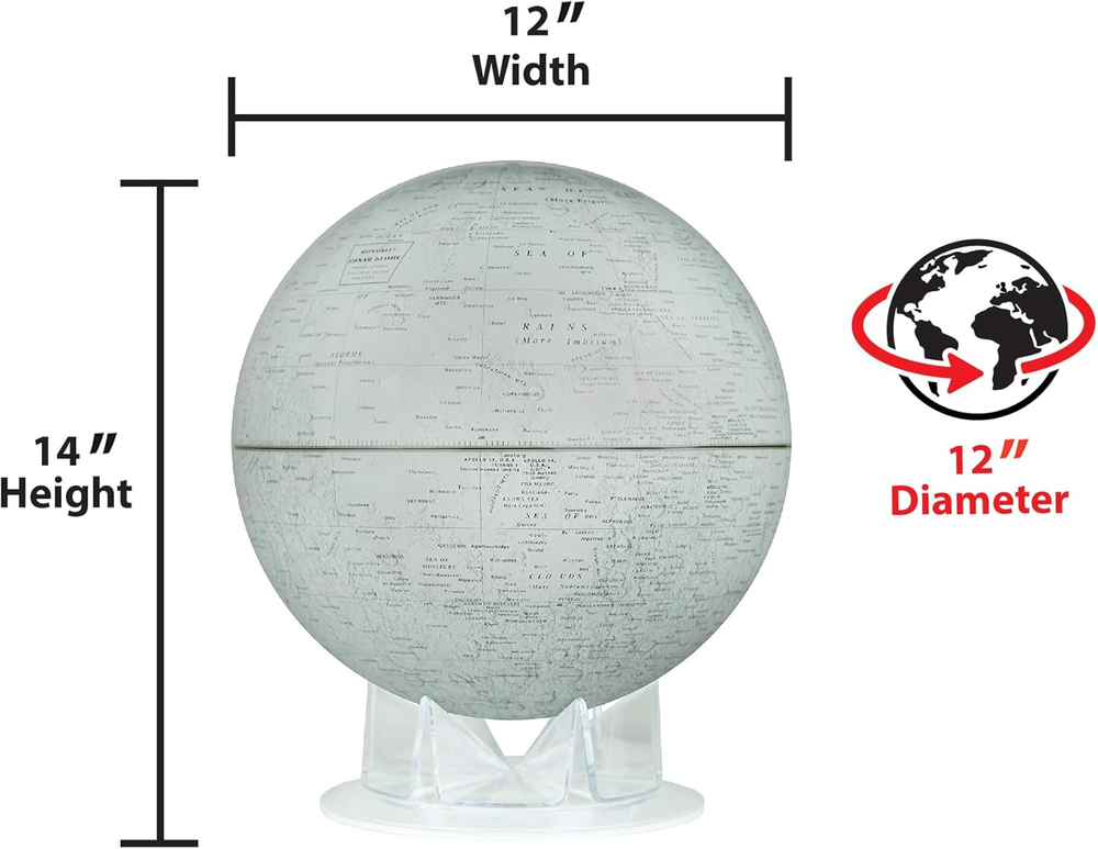 Replogle Globes Moon Globe, School Equipment