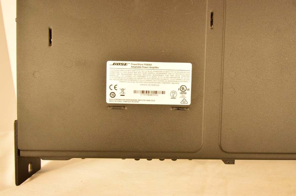 Bose PS404A Power Share Adaptable Power Amplifier Working from Closed Arcade