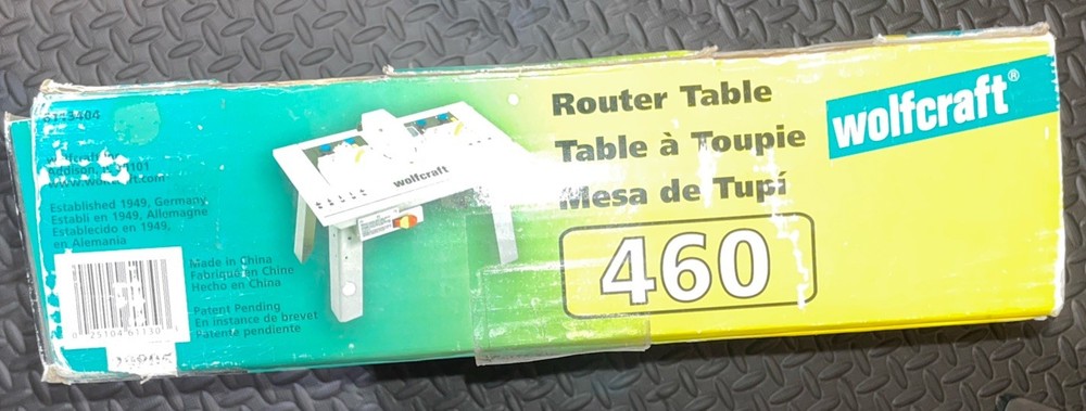 Wolfcraft Router Table 460 NIB