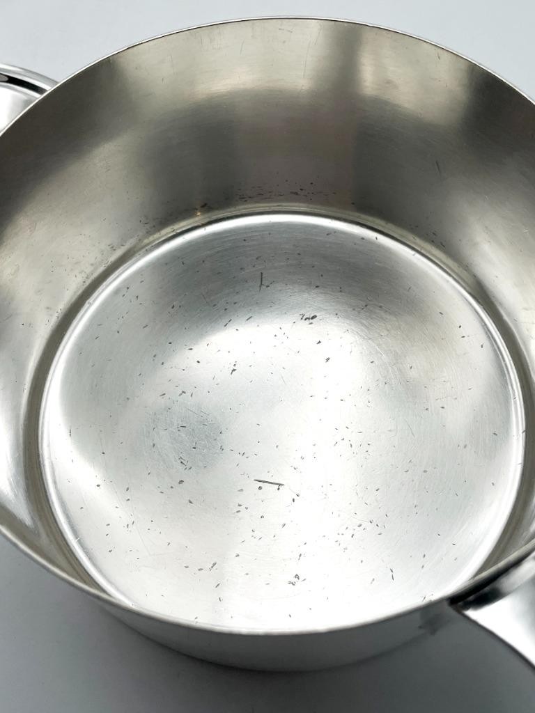 ASPREY LONDON RARE PAIR SAUCEPANS EDWARDIAN SILVER PLATED