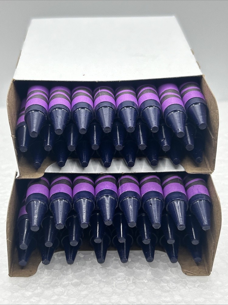 (48) Crayola Crayons (blue violet) BULK