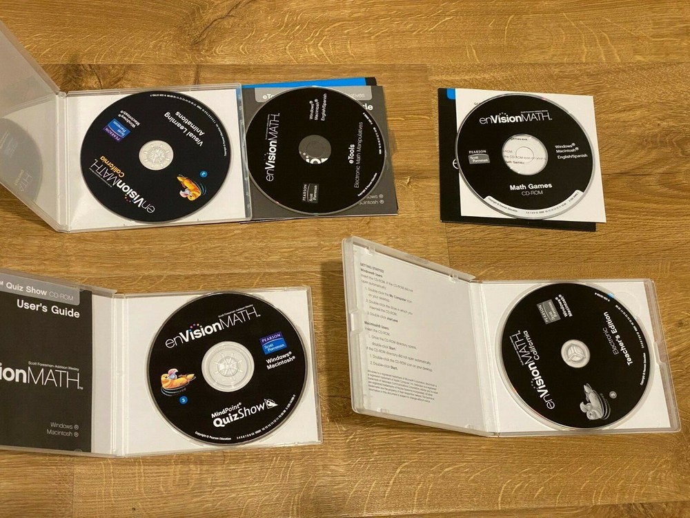 enVision Math California Grade 3 CD ROM Discs