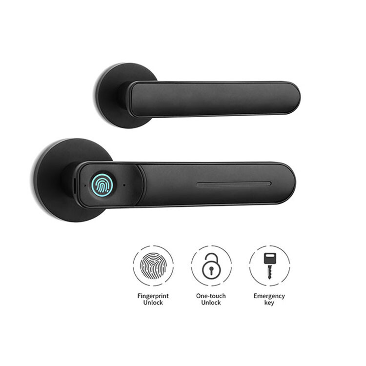 Smart Handle Door Lock Fingerprint
