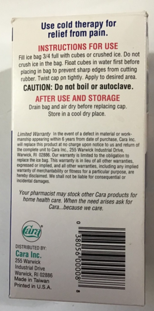 Cara No. 8 Cold Therapy Ice Bag 9 Inch Diameter