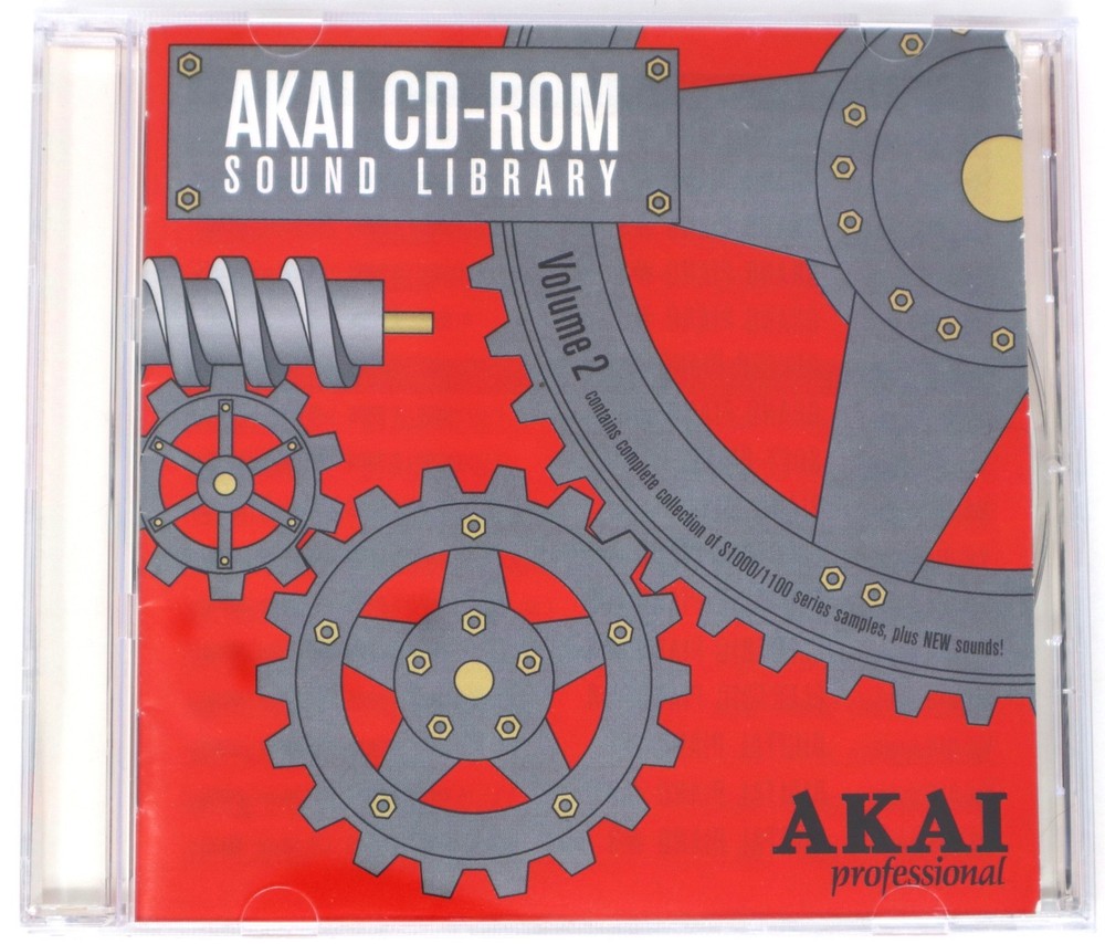 Akai Professional Sound Library Volume 2 Akai Format Sample Library Sampling CD