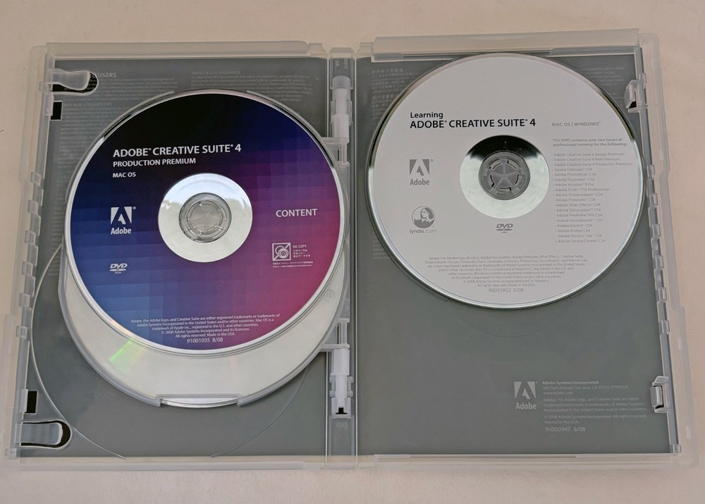 Adobe Creative Suite 4 Macintosh - Full Version