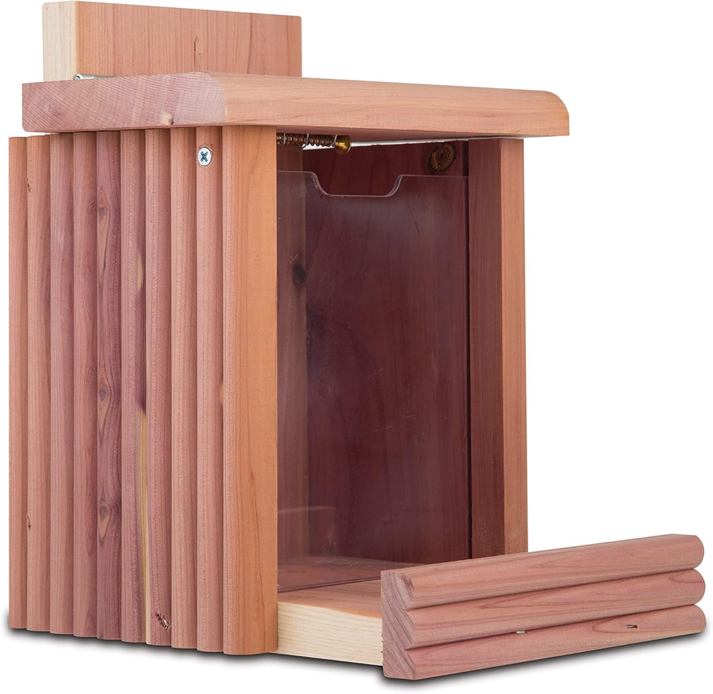 Cedar Squirrel Snacker Feeder, 2.75 LB Capacity