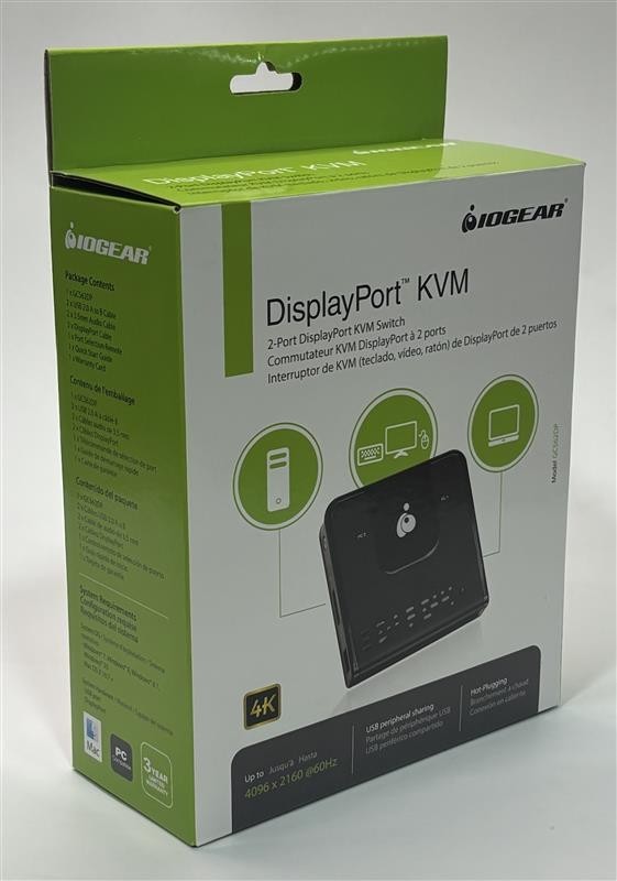 IOGEAR GCS62DP KVM Switch Box