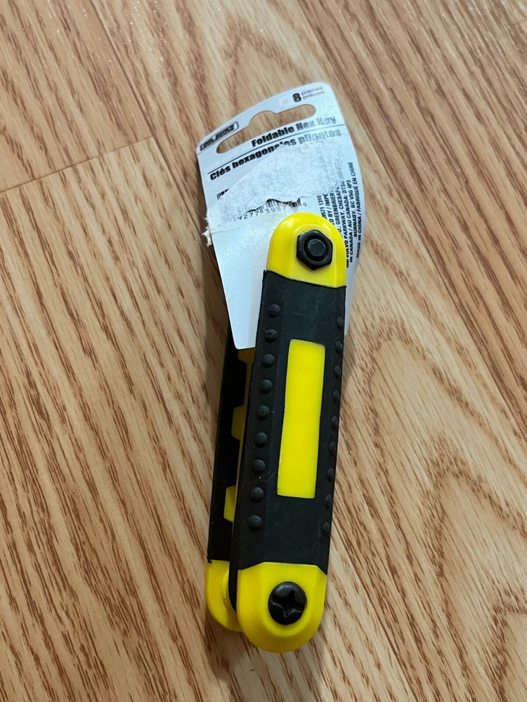 Tool Bench Foldable Hex Key 8pc