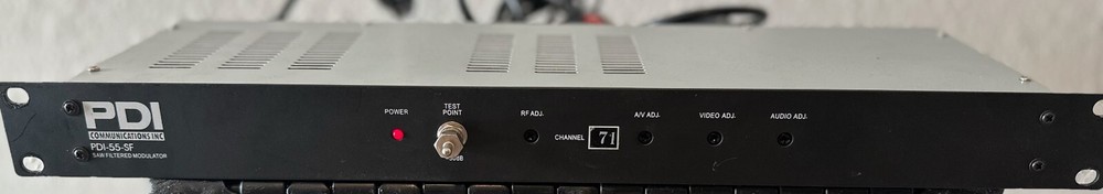 PDI Communications, PDI-55-SF Modulator, Multiples channels available