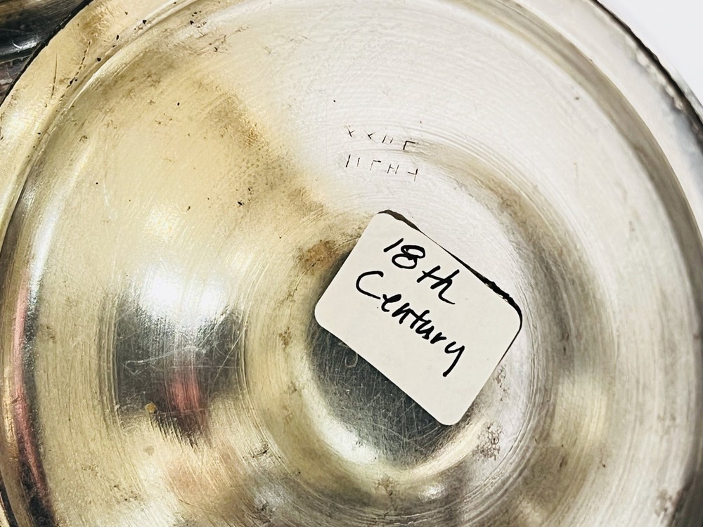 Antique Wilcox Silver Co. Ceramic Lined Silver Pitcher-Circa 1880