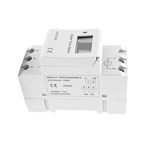 Timer Switch AHC15A AC 110V16A Weekly Programmable Timer Relay Digital LCD Power