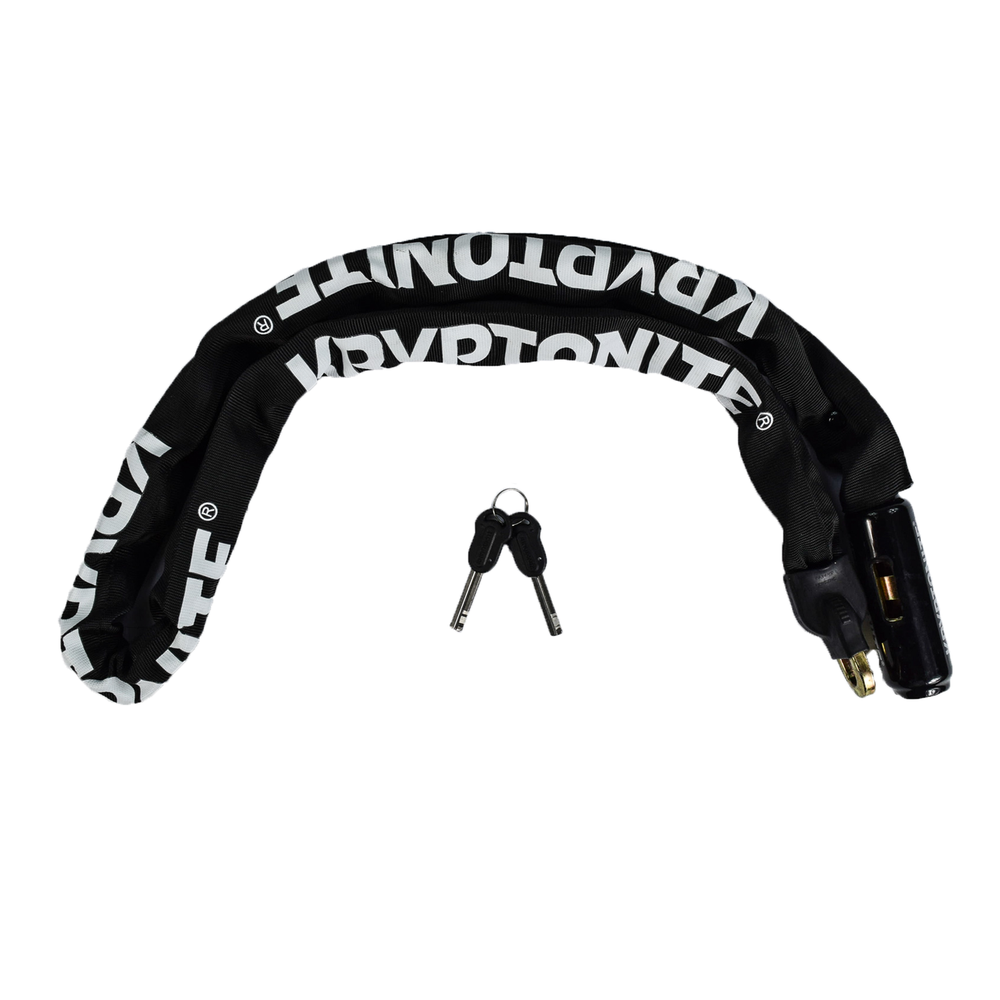 Kryptonite Keeper Integrated Chain Lock 47"'120cm x7mm flexible Compact Security