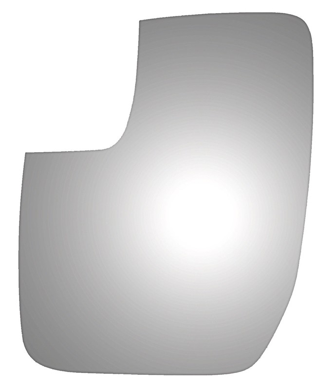 Mirror Glass + Adhesive For Ford E-150, E-250, E-350 Driver Side Replacement-Lwr