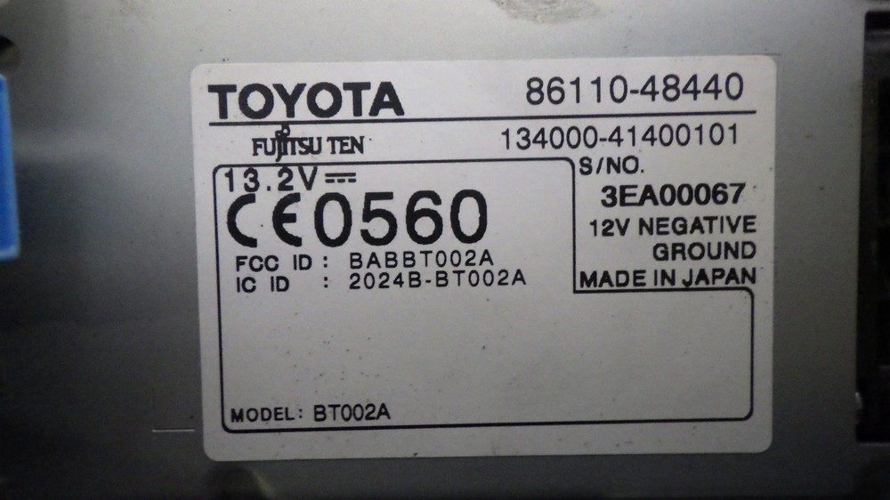 07 LEXUS RX400H Info Screen 8611048440