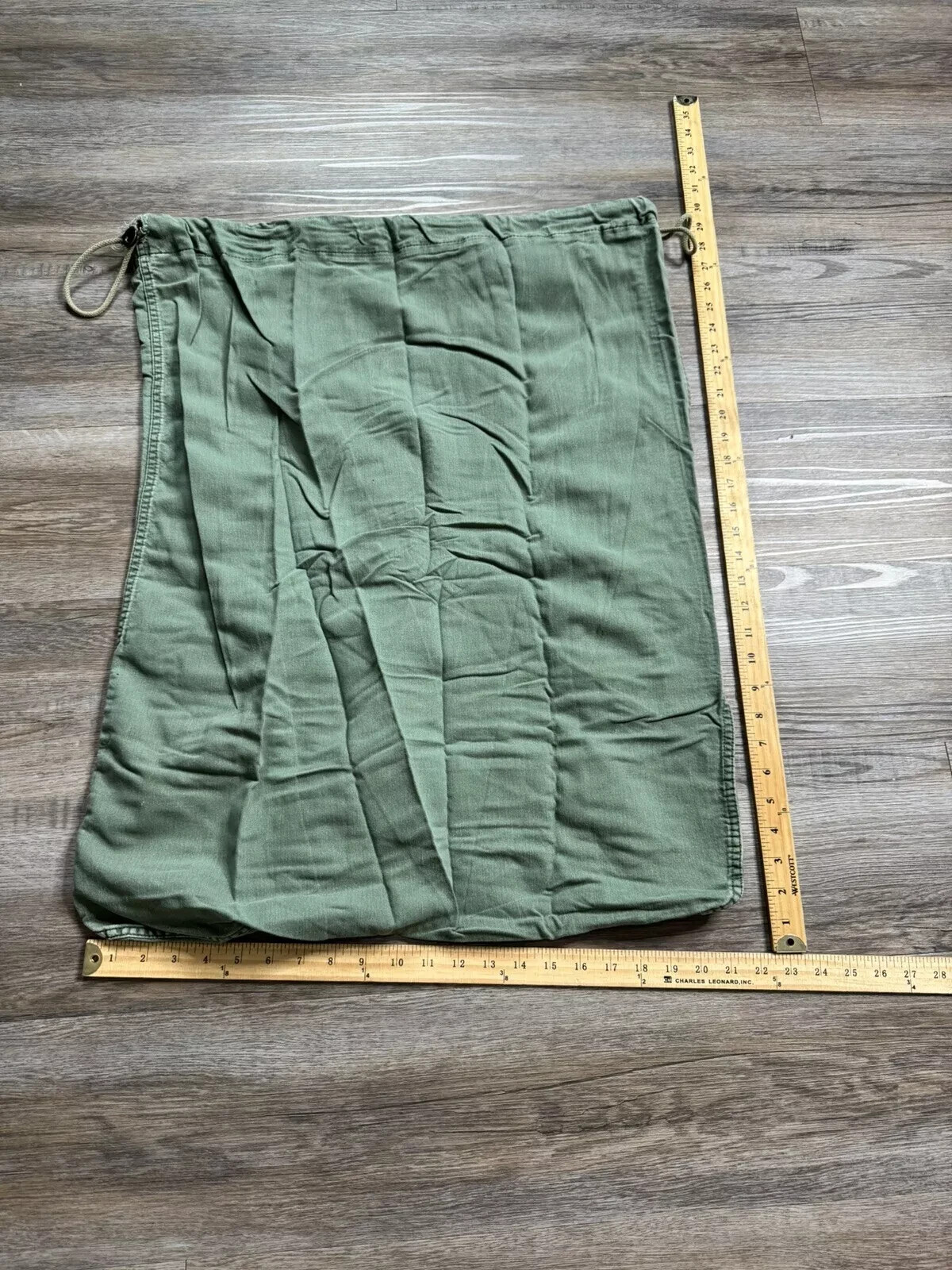 Barracks Cotton Canvas Laundry Bag USGI US Military - Previously Issued G / VGC