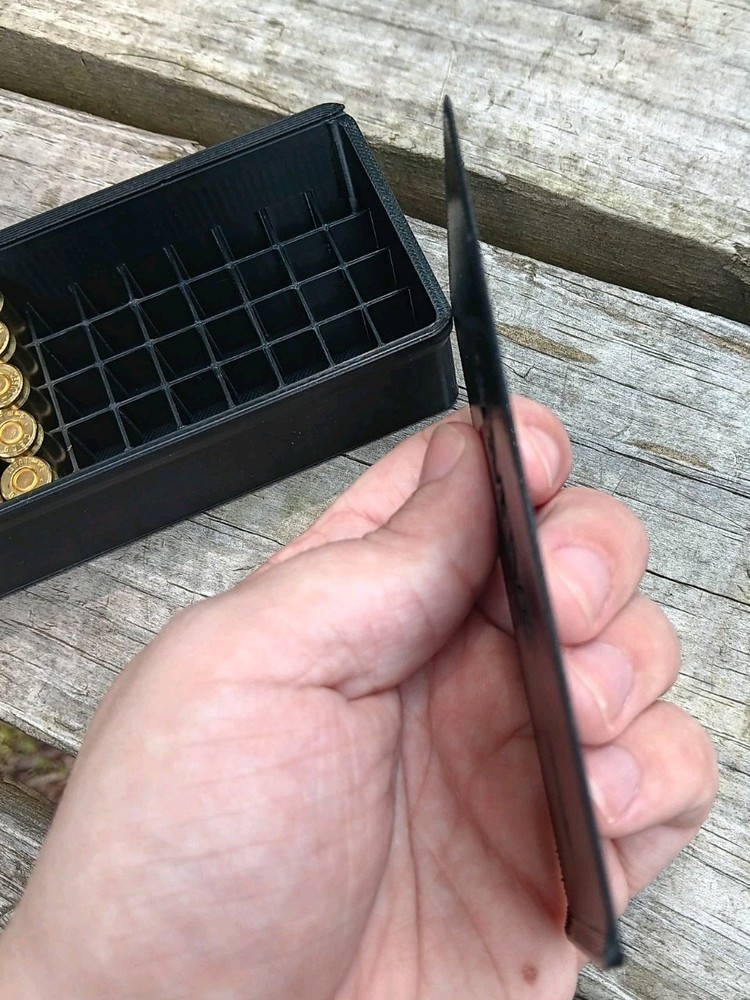 Stackable 9mm Ammo Storage Case - Holds 50 Rounds