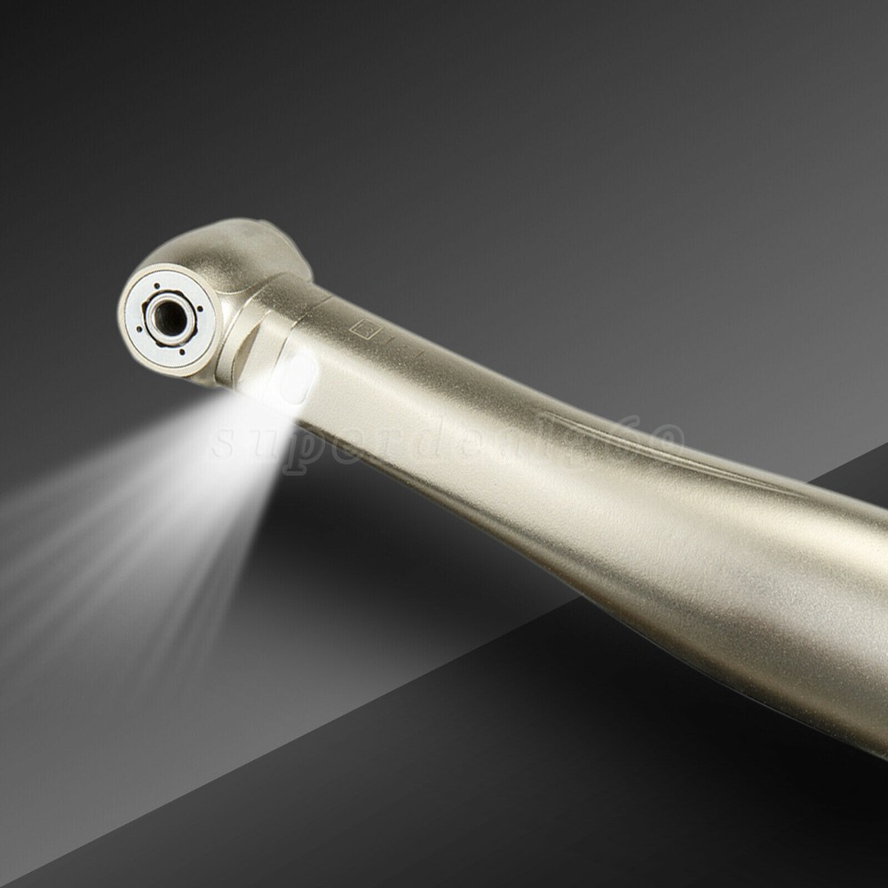 Dental LED Fiber Optic Push Button Contra Angle Handpiece Inner Push E-type YBB