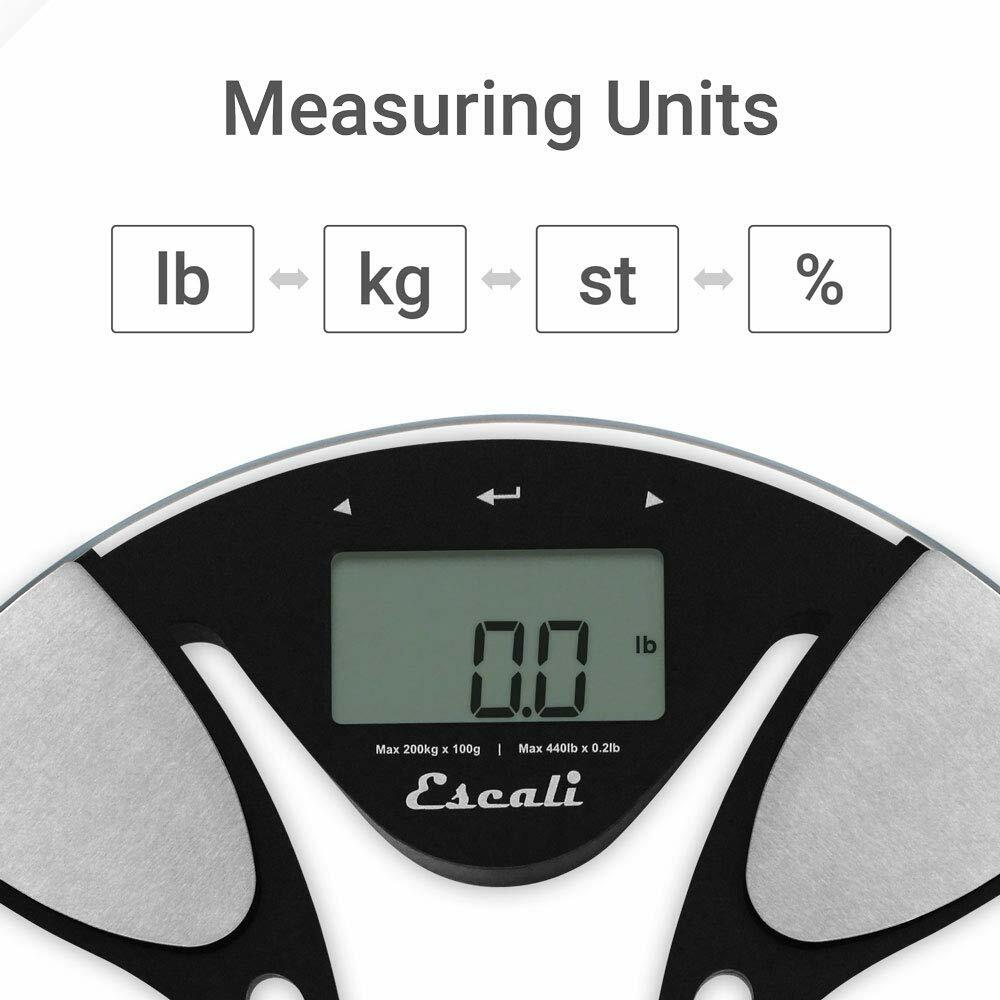 Escali Ultra Slim Body Composition Scale BFBW180