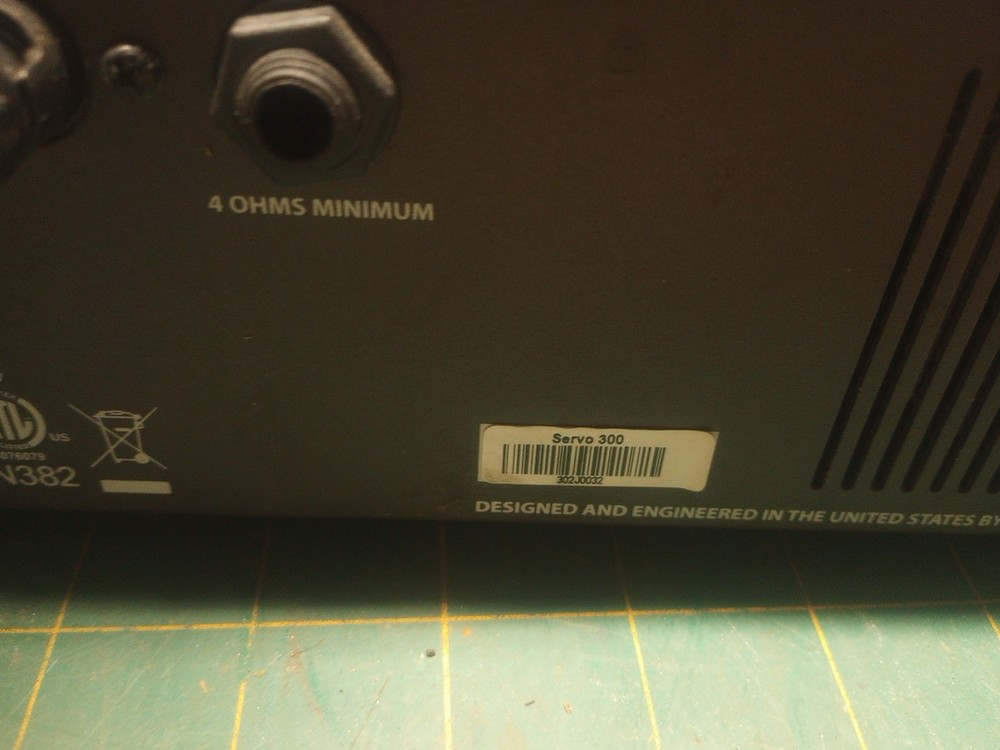 Sampson Servo 300 Audio Amplifier Powers Up