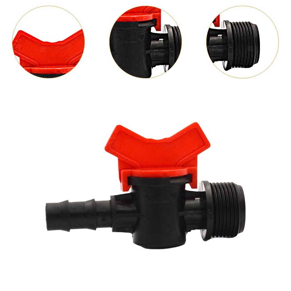 Barbed Garden Plumbing Adapter Easy Installation Gardening Tool Replace Quick