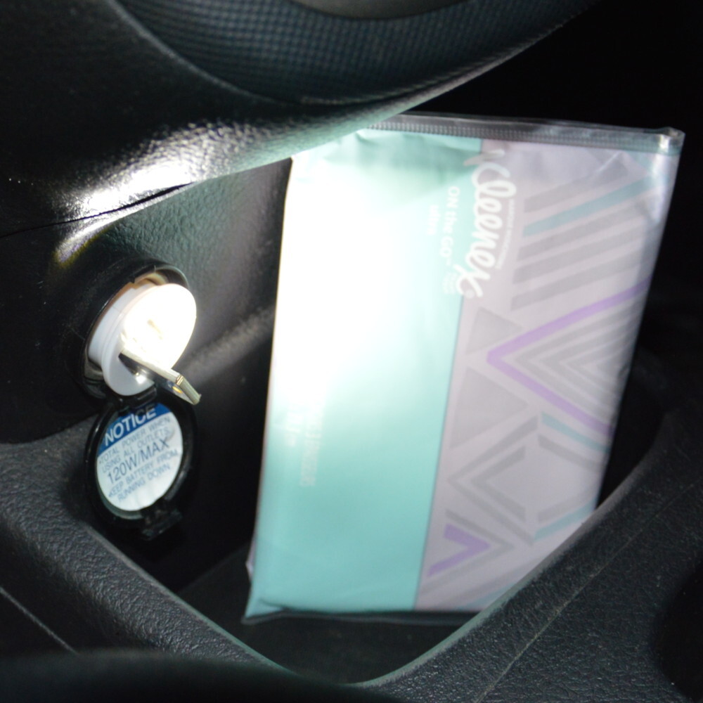 2-Pack LED Console Interior Car Light 12V Automotive "Cigarette Lighter" Socket