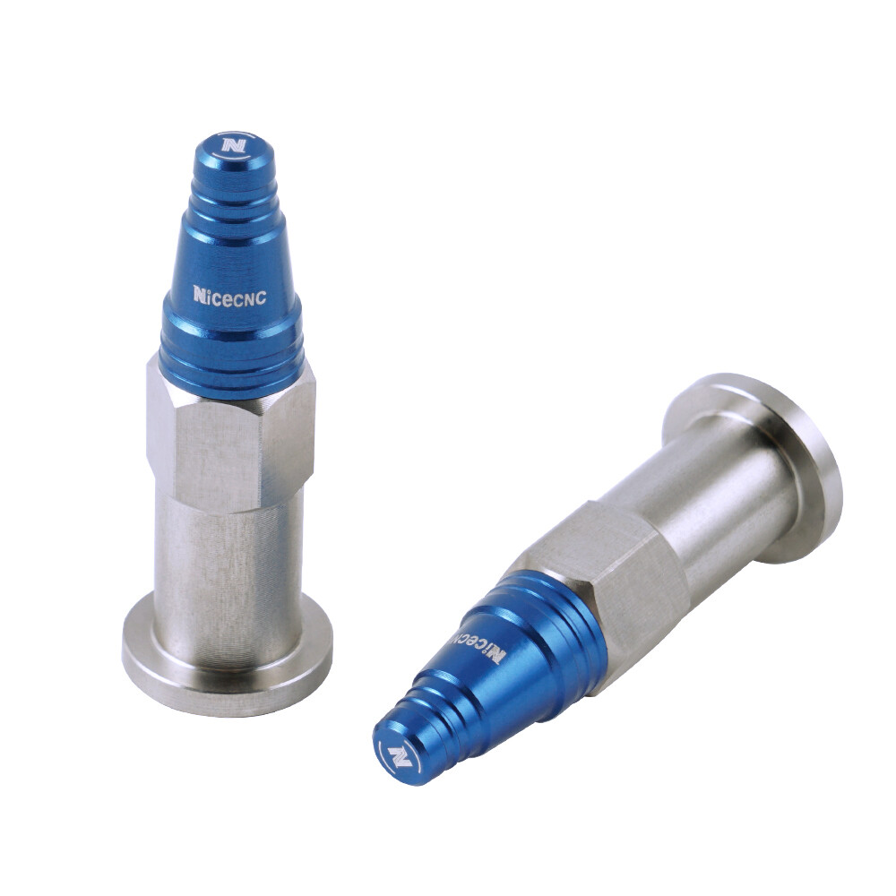 16PCS Spiked Wheel Lug Nuts Wheel Collar Bolts For Yamaha YFZ450R 2009-2021 Blue