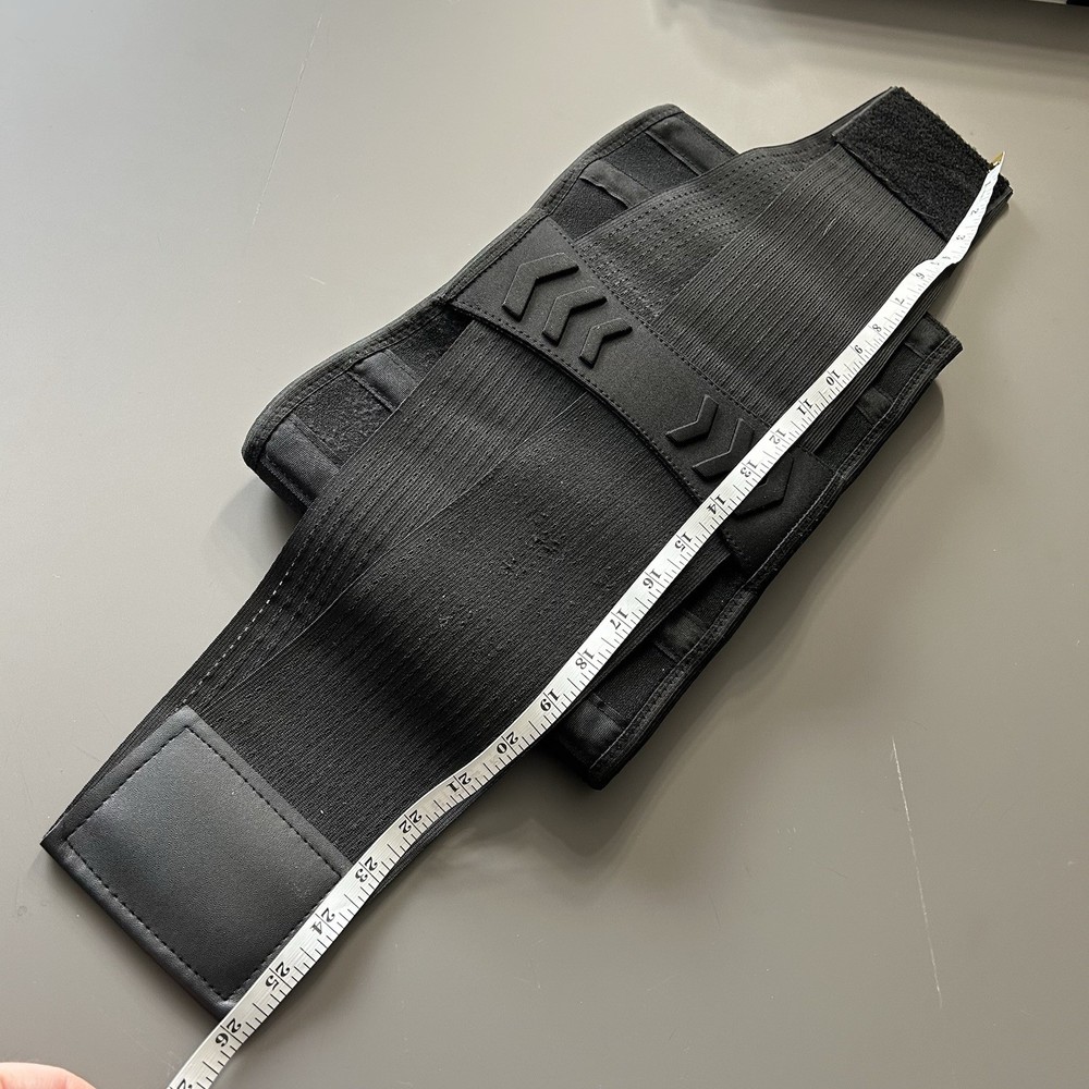 Black Adjustable Elastic Compression Strap Support, size M