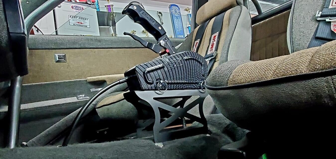 Sheldon Machine 5 in. Tall Tunnel Mount Shifter Stand | B&M, Hurst, TCI, etc.