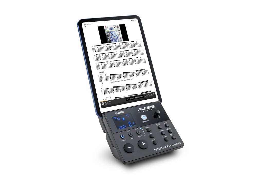 NEW Alesis NITRO MAX Drum Module w Cable Snake/Power Adapter - Machine Brain