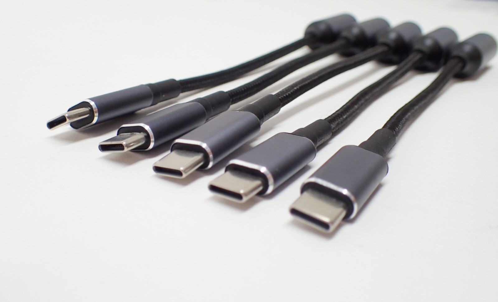 Lot 5 - 50 HP / DELL Power Adapter Converter Cable 7.4mm To USB-C Type Connector