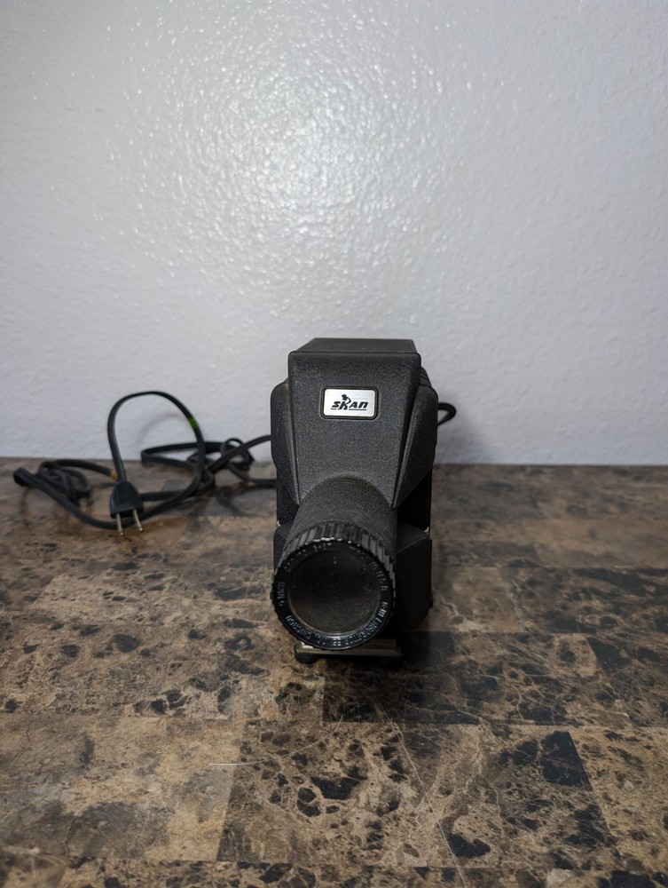 Skan Blower Cooled Projector in Original Box Vintage Slide Projector
