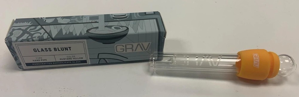 GRAV® GLASS BLUNT HAND PIPE