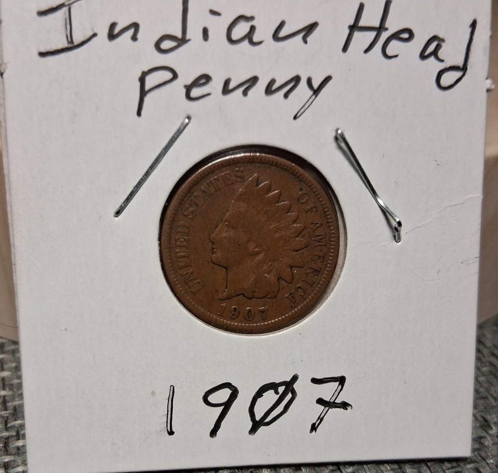 1907 1C BN Indian Cent