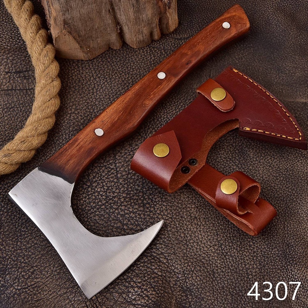 handmade high carbon steel throwing axe