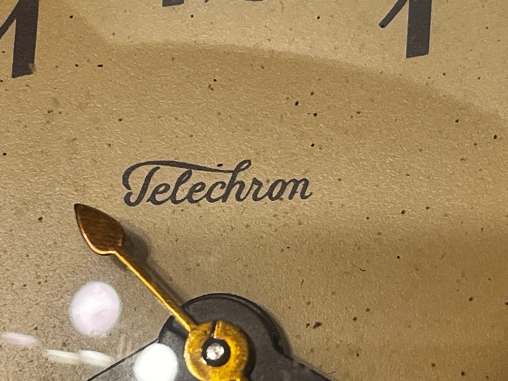 VINTAGE Telechron 8H55 Bakelite Shelf Clock-Timer-Working