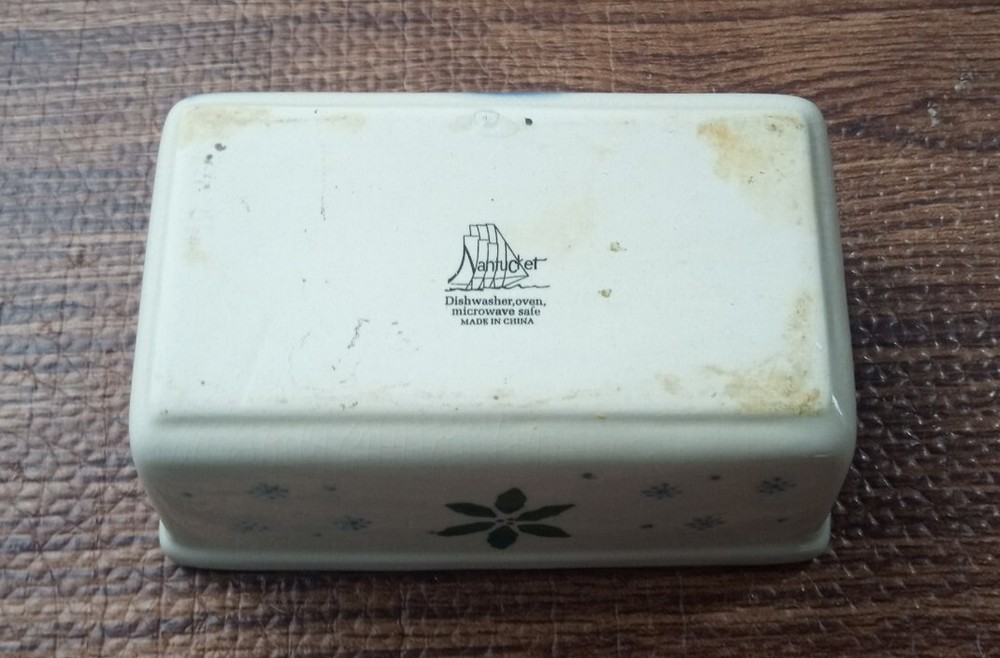 NANTUCKET MINI CERAMIC BAKING LOAF DISH - Christmas