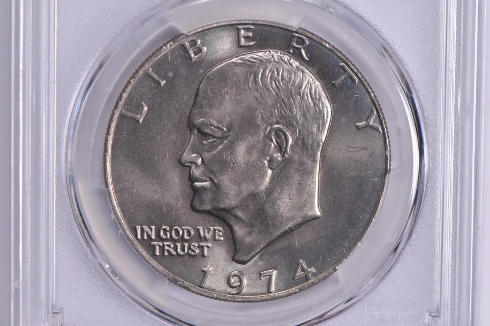 MS66 1974 Eisenhower Dollar Ike PCGS Blue Lbl