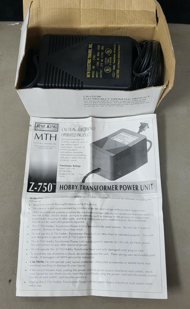 Z-750 Hobby Transformer Power Unit