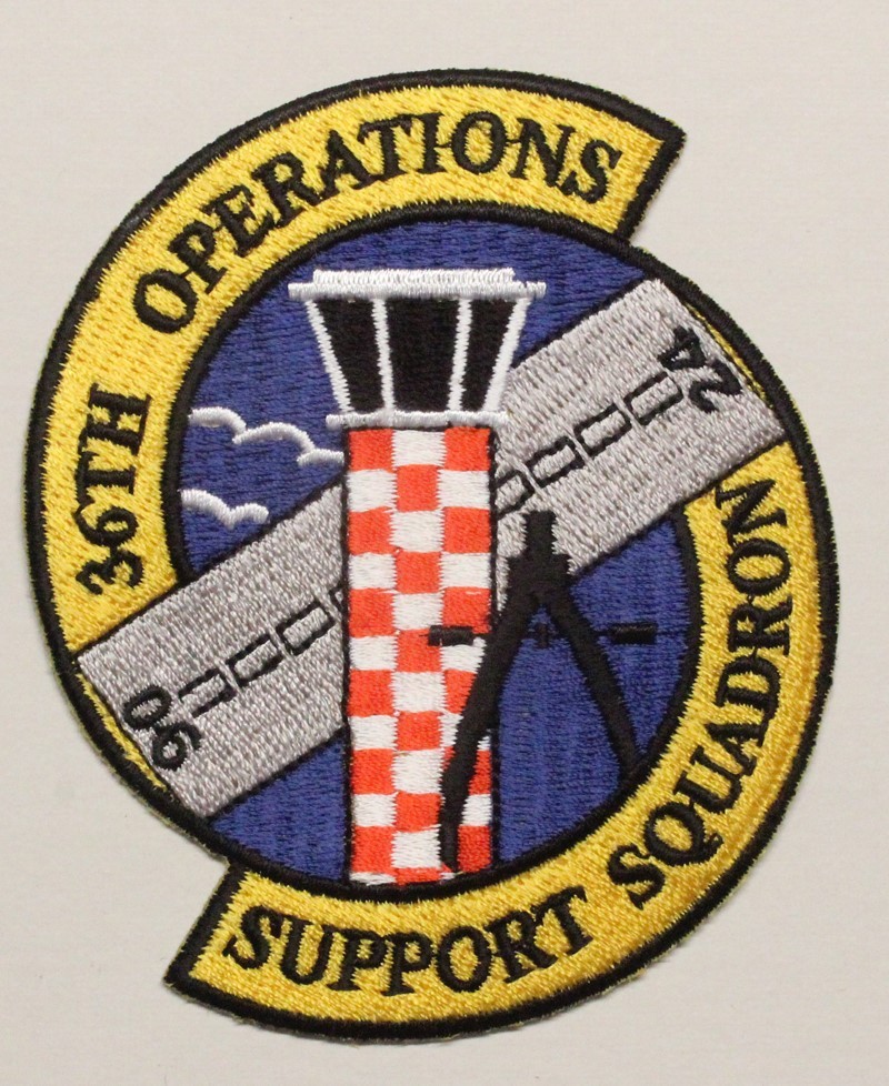 USAF Air Force Patch:   36th Operations Support Squadron - 3"